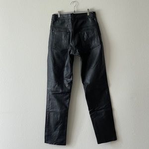 HWK Leather Biker Riding Pants size 30 men